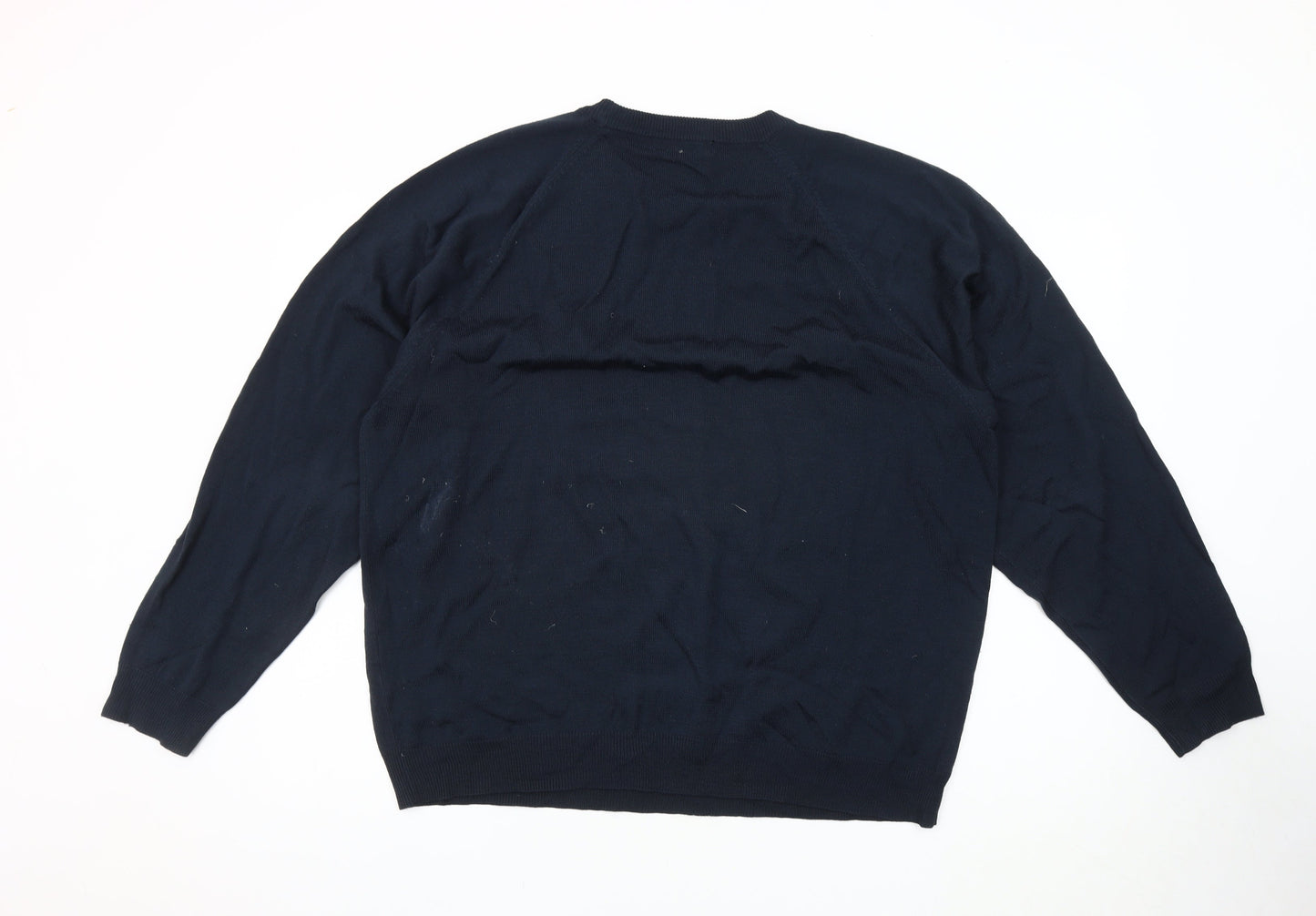 BHS Men's Blue XL Pullover Jumper, Crew Neck