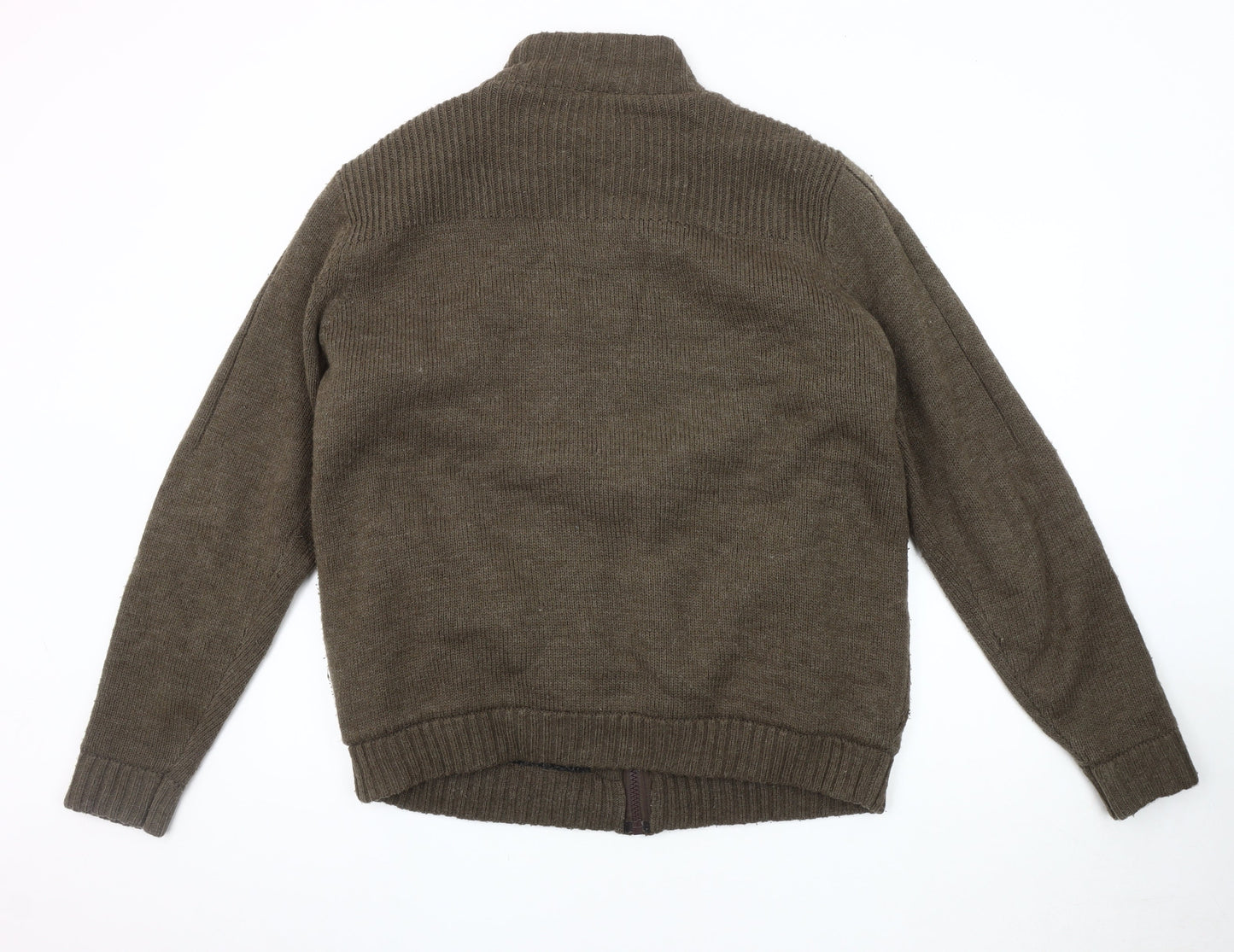 Mens UK Size XL Trait Brown Basic Jacket