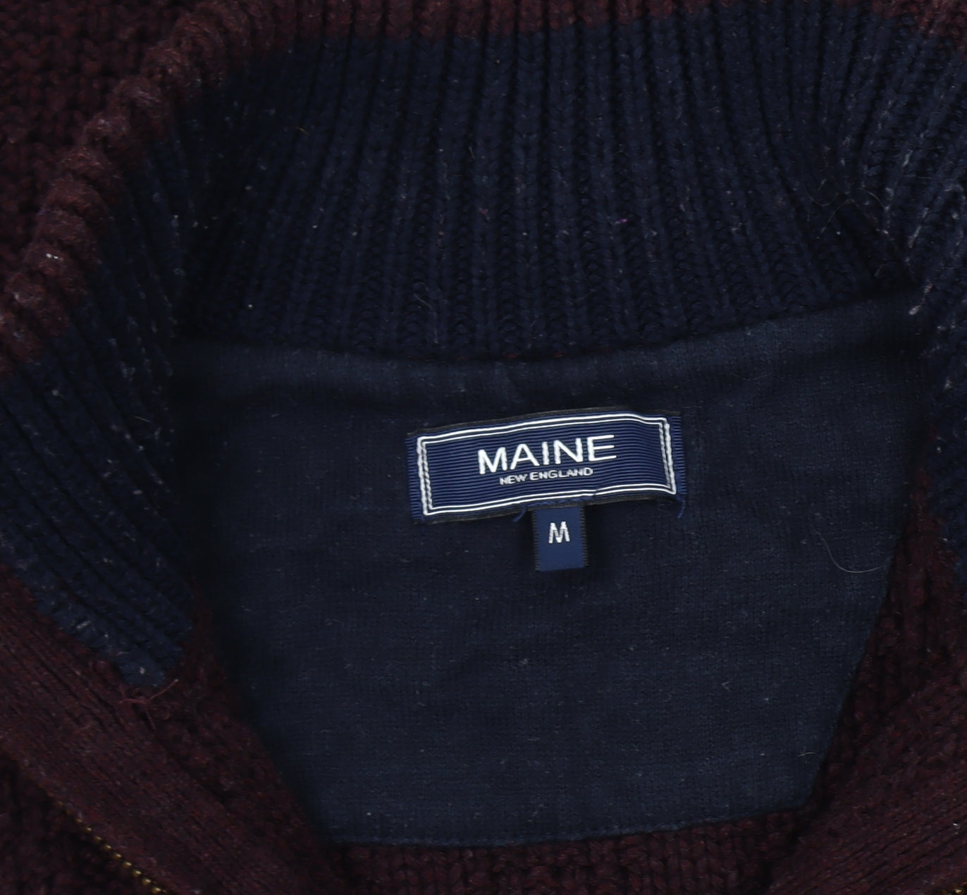 Mens UK Size M Maine Multicoloured Pullover Sweatshirt