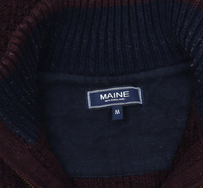 Mens UK Size M Maine Multicoloured Pullover Sweatshirt