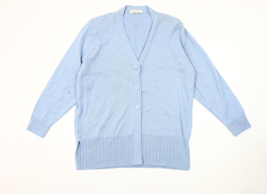 Womens UK Size XL Bonmarché Blue Cardigan Jumper