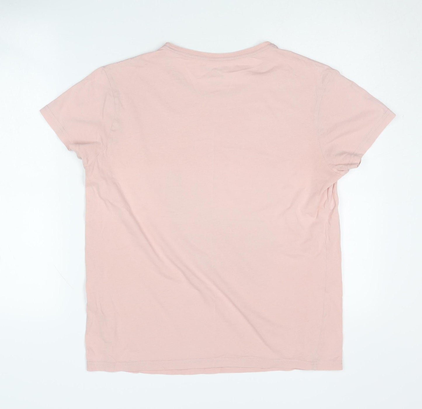 Calvin Klein Women's Pink T-Shirt, M, Crew Neck