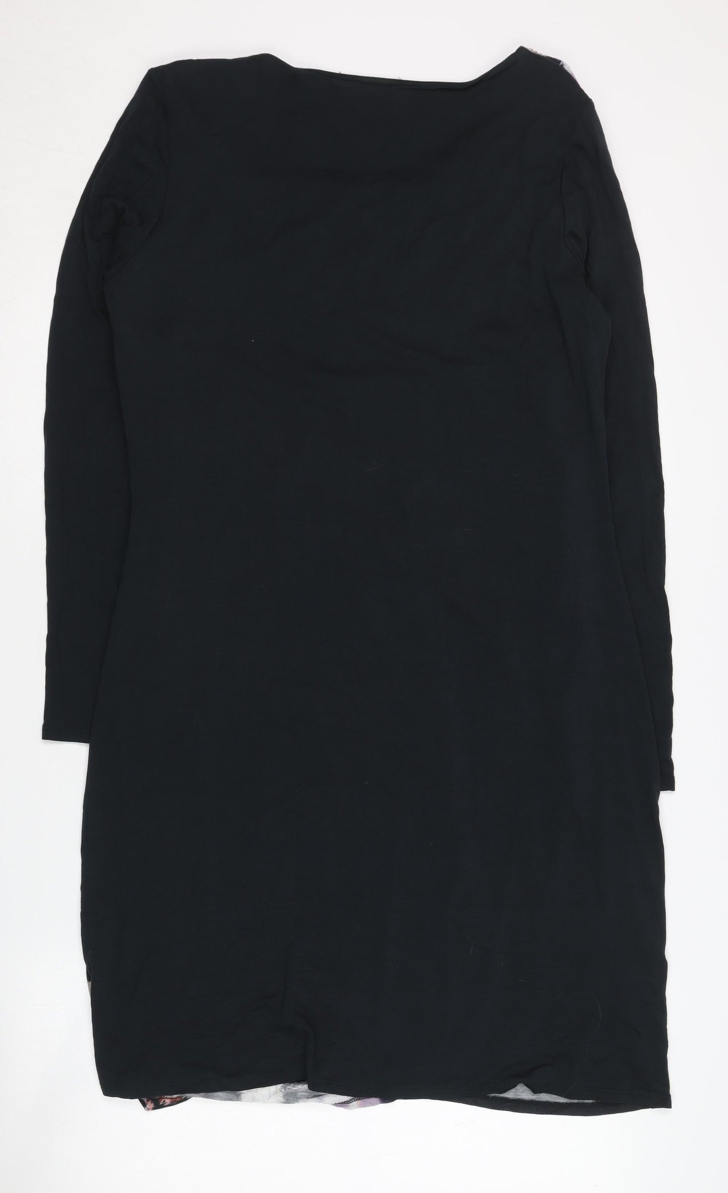 Laura Ashley Women's Black Floral Dress Size 18