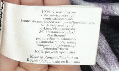 Laura Ashley Women's Black Floral Dress Size 18