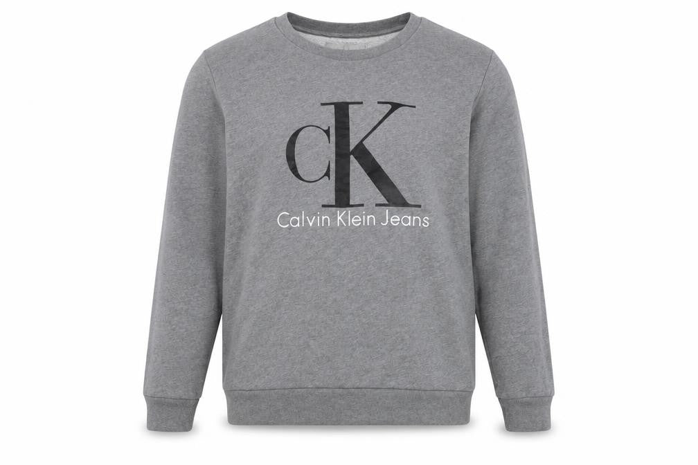 Mens UK Size S Calvin Klein Grey Pullover Sweatshirt