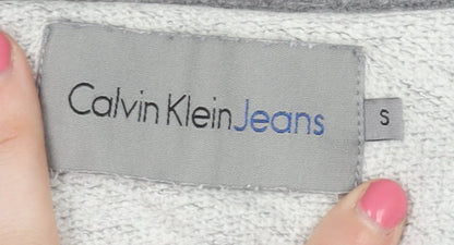 Mens UK Size S Calvin Klein Grey Pullover Sweatshirt