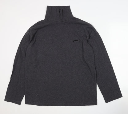 Slazenger Men’s Grey Roll Neck Jumper XL