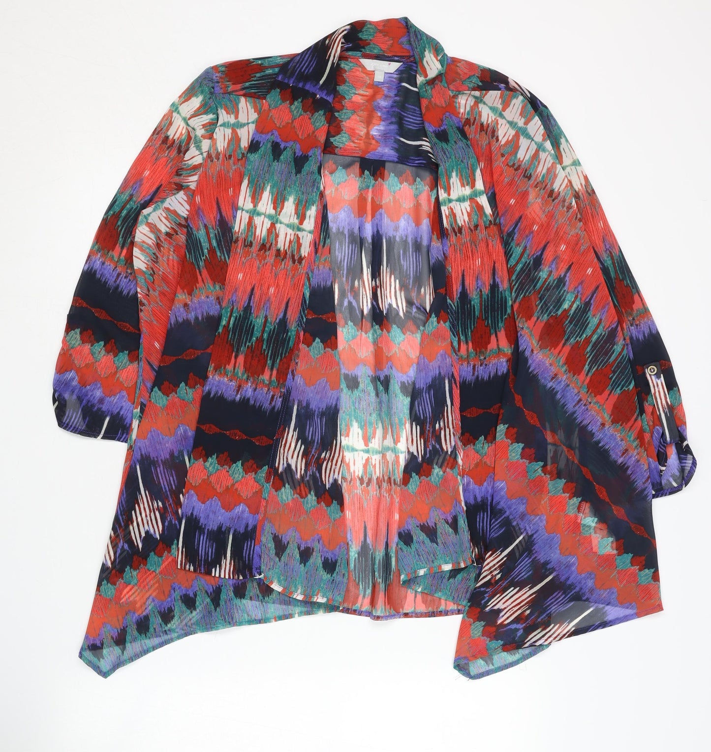Womens UK Size 18 Marks and Spencer Multicoloured Cardigan Jumper