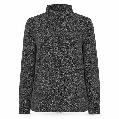 Womens UK Size 8 H&M Black Basic Blouse