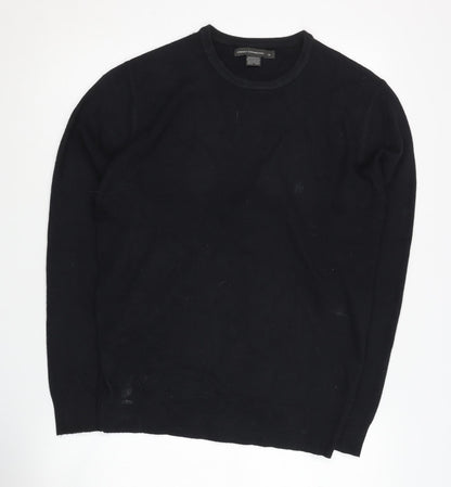 French Connection Men's Black M Pullover Jumper Acrylic
