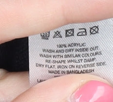 French Connection Men's Black M Pullover Jumper Acrylic