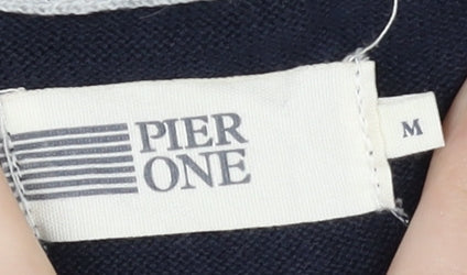 Mens UK Size M Pier One Blue Basic Jacket