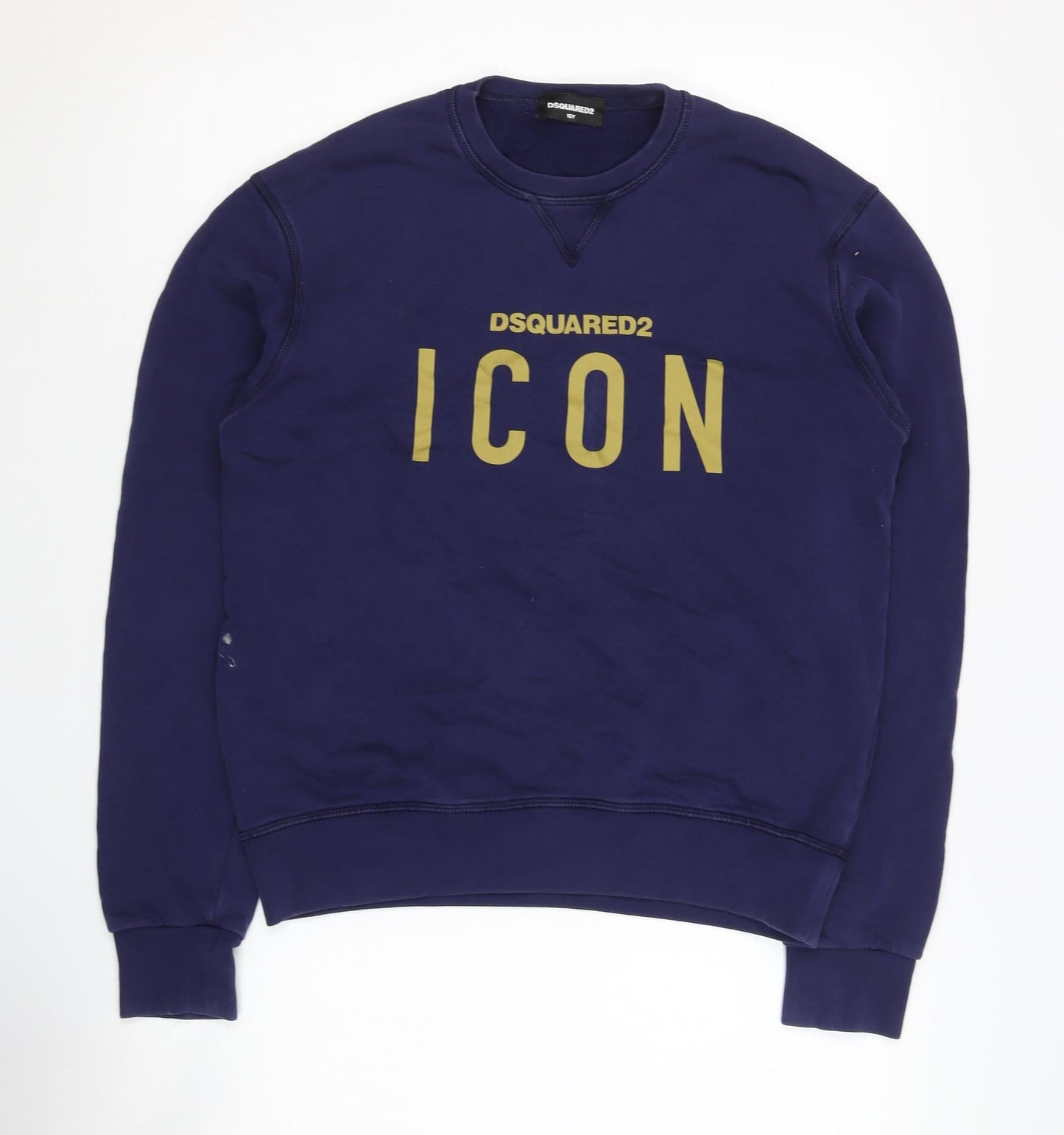 Dsquared2 Boys Blue Logo Pullover Sweatshirt 16Y
