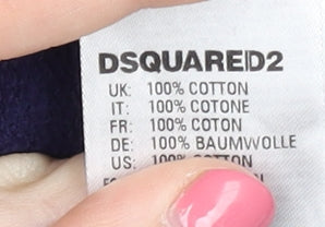Dsquared2 Boys Blue Logo Pullover Sweatshirt 16Y