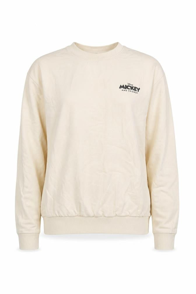 Womens UK Size M Disney Beige Pullover Sweatshirt