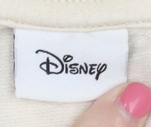 Womens UK Size M Disney Beige Pullover Sweatshirt