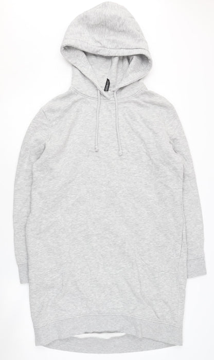H&M Women’s Grey Hoodie Size 12 Casual Autumn