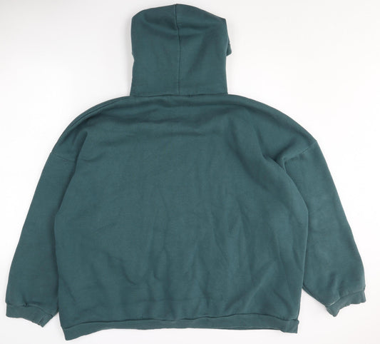 Boohoo Women's Green Hoodie, UK 20, Casual, Comfortable