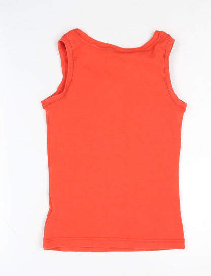 Nike Women's Orange XS 6-8 Sleeveless Tank Top