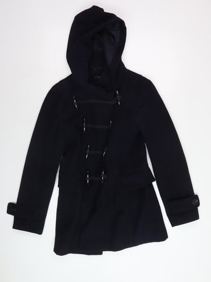 Womens UK Size 8 Therapy Black Parka Coat