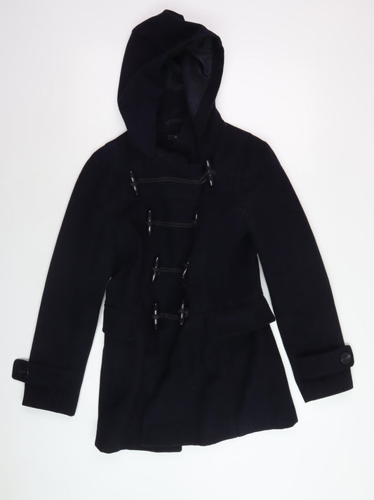 Womens UK Size 8 Therapy Black Parka Coat