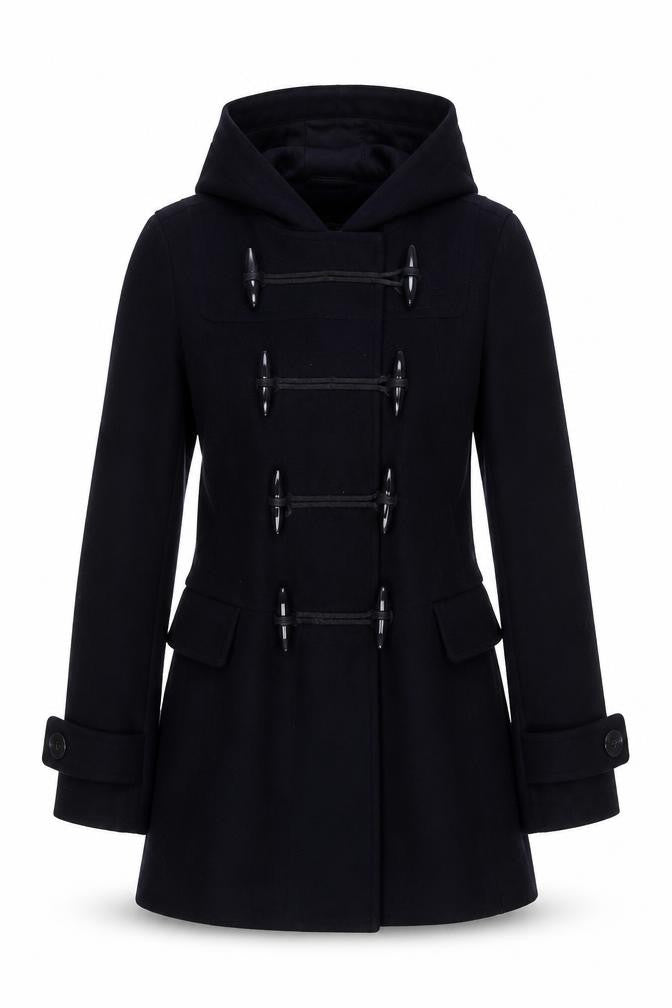 Womens UK Size 8 Therapy Black Parka Coat