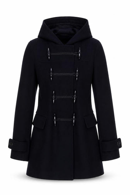 Womens UK Size 8 Therapy Black Parka Coat