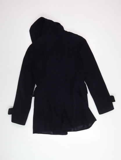 Womens UK Size 8 Therapy Black Parka Coat
