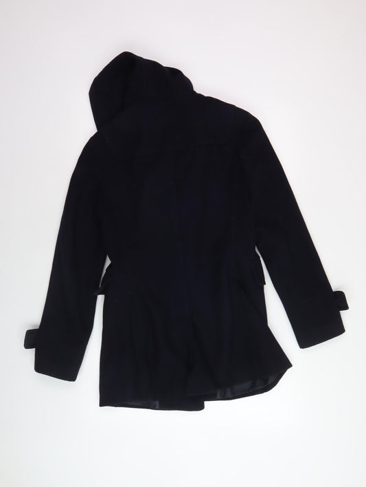 Womens UK Size 8 Therapy Black Parka Coat