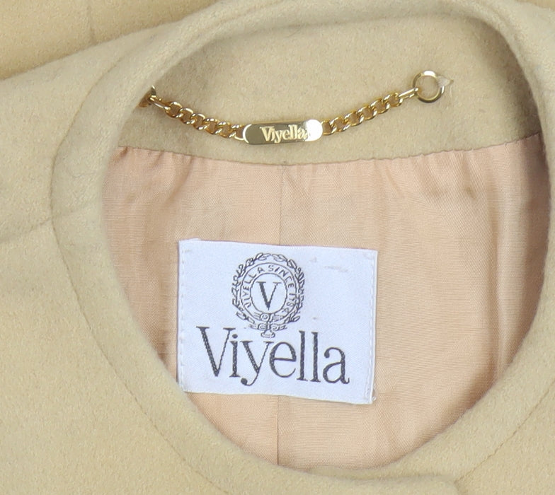 Womens UK Size 10 Viyella Beige Basic Jacket