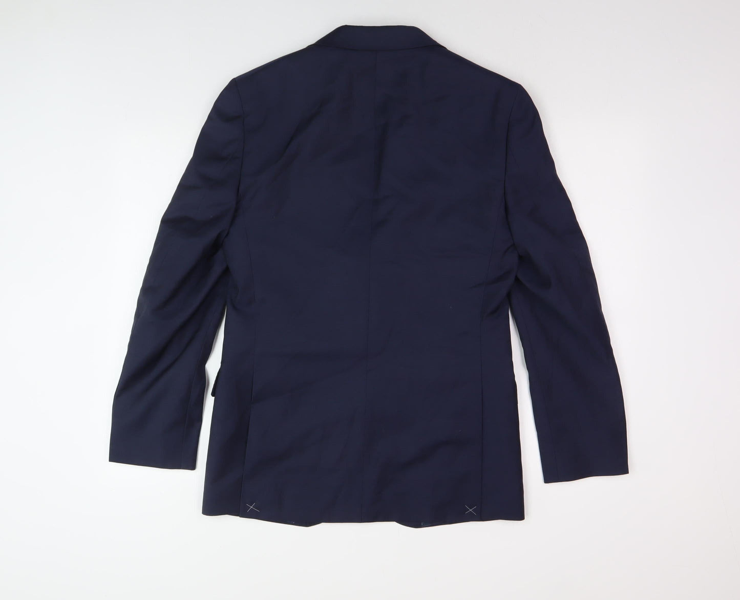 Mens UK Size 36 Marks and Spencer Regular Blue Suit Jacket