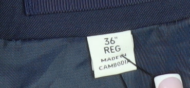 Mens UK Size 36 Marks and Spencer Regular Blue Suit Jacket