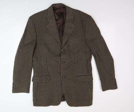 Mens UK Size 40 Berwin & Berwin Regular Brown Suit Jacket