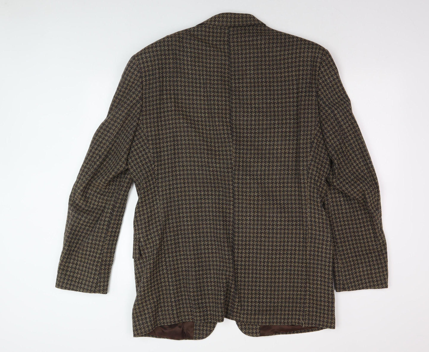 Mens UK Size 40 Berwin & Berwin Regular Brown Suit Jacket