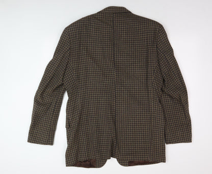 Mens UK Size 40 Berwin & Berwin Regular Brown Suit Jacket