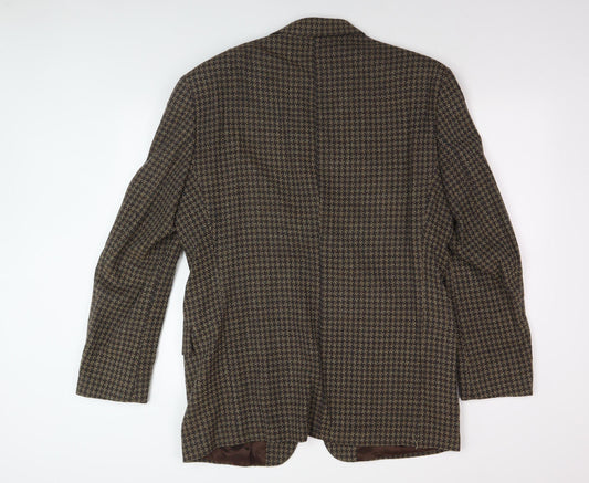 Mens UK Size 40 Berwin & Berwin Regular Brown Suit Jacket