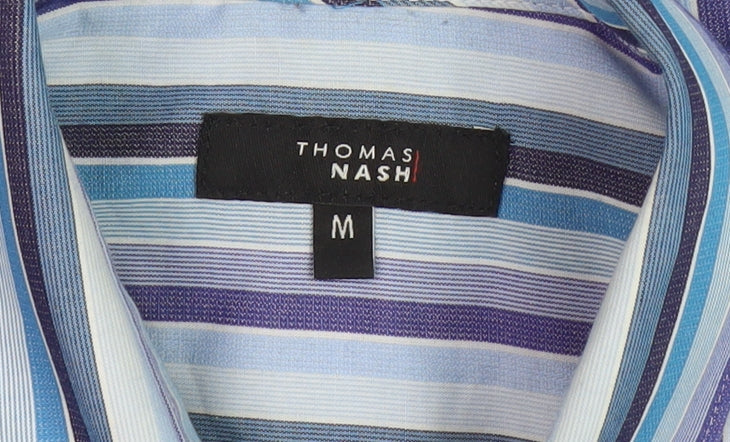 Thomas Nash Men's Multicoloured Striped Shirt M