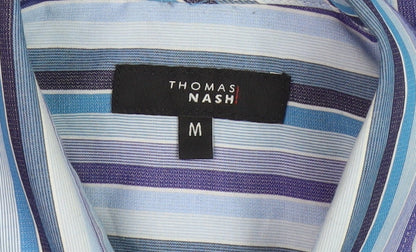 Thomas Nash Men's Multicoloured Striped Shirt M