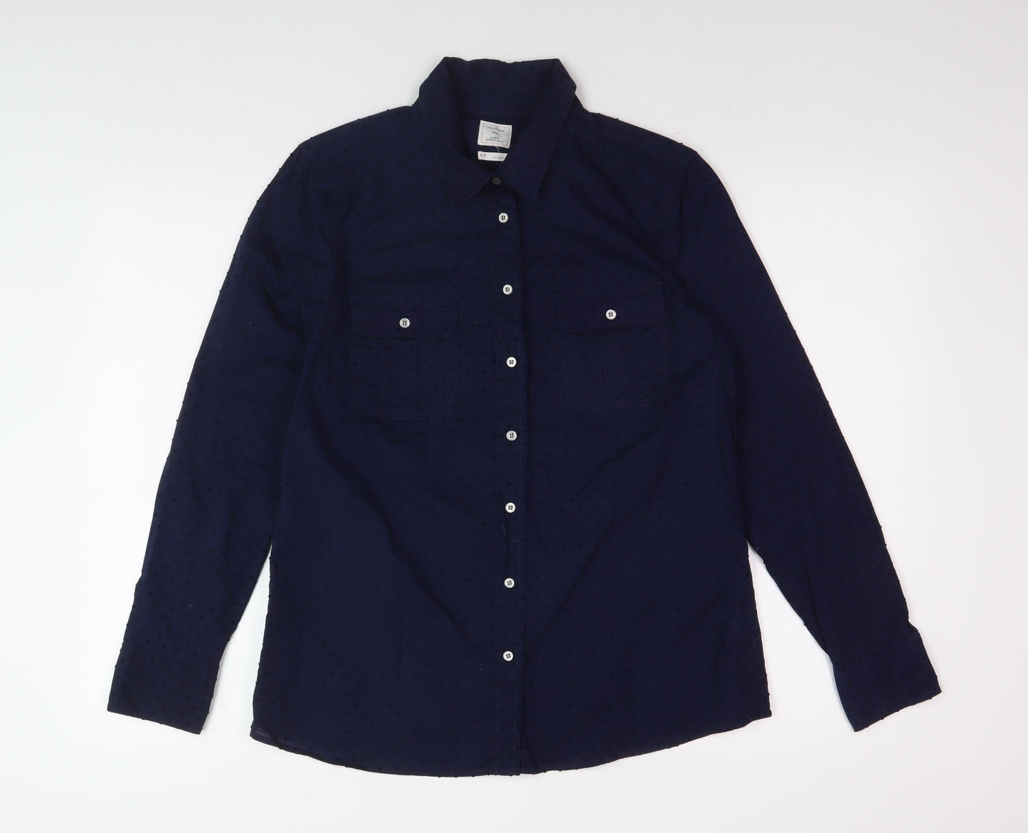Gap Men's Blue Long Sleeve Casual Shirt S