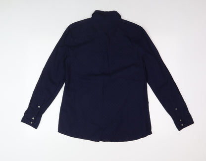 Gap Men's Blue Long Sleeve Casual Shirt S
