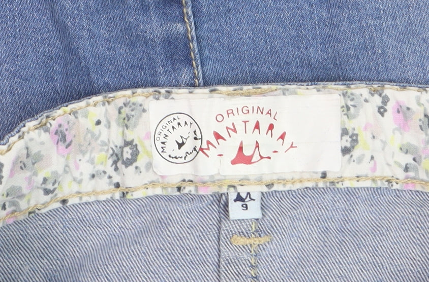 Mantaray Girls Blue Denim A-Line Skirt, Age 9, Casual & Stylish