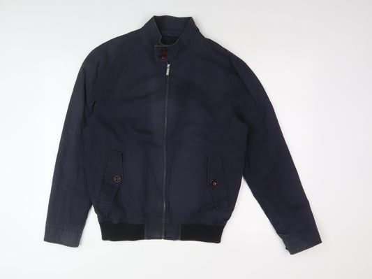Mens UK Size S Jasper Conran Blue Bomber Jacket