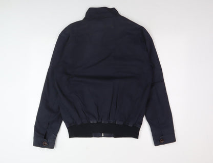 Mens UK Size S Jasper Conran Blue Bomber Jacket
