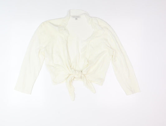 Laura Ashley Women's Ivory Cardigan Size 14