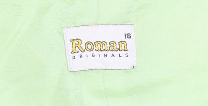 Womens UK Size 16 Roman Originals Green Basic Tank