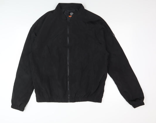 Mens UK Size L Le Breve Black Basic Jacket