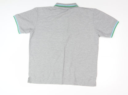 Slazenger Grey Men's XL Polo Shirt Short Sleeve