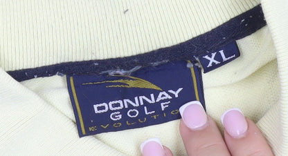 Donnay Golf Men's Yellow XL Polo Shirt