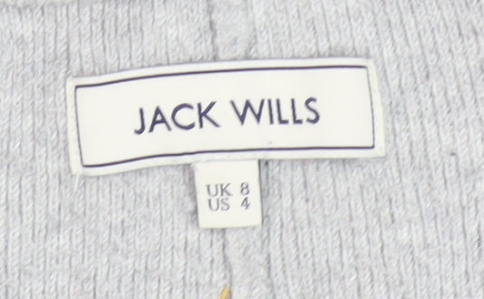 Jack Wills Women's Grey Joggers Size 8