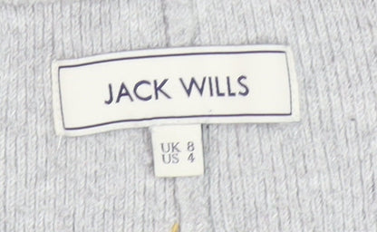 Jack Wills Women's Grey Joggers Size 8
